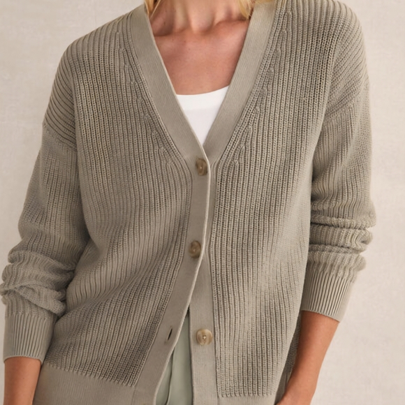 Haven Well Within Olive Button-Up Cardigan - Picture 7 of 7
